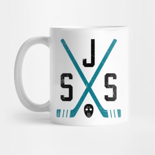 SJS Retro Sticks - White Mug